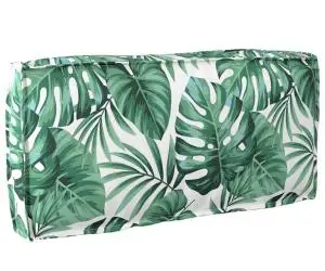 Perna pentru palet pentru spătar cu model de frunze 80x40x12 cm, din material Oxford.