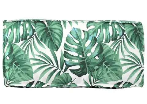 Perna pentru palet pentru spătar cu model de frunze 80x40x12 cm, din material Oxford. - 4/5