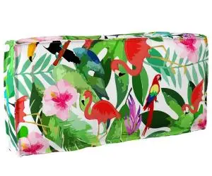 vidaXL Perna pentru Palet de Spătar Junglă Tropicală 80x40x12 cm, Fabrică Oxford