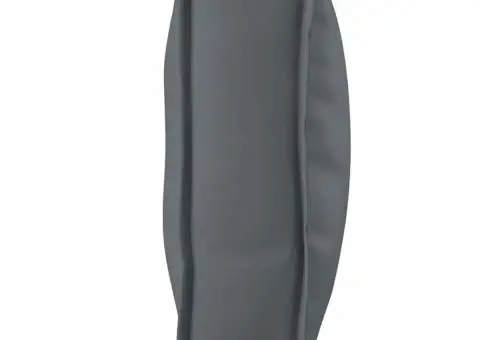 Pernă pentru spătar antracit, 120x40x12 cm, din textil Oxford - 3/5