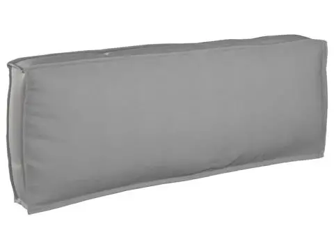 Coushin pentru spate , gri, 120 x 40 x 12 cm, fabricat din Oxford. - 1/5