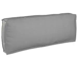 Coushin pentru spate , gri, 120 x 40 x 12 cm, fabricat din Oxford.