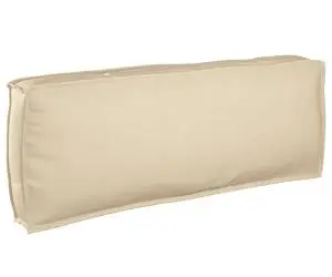 Perna pentru spate Bej 120x40x12 cm, țesătură Oxford