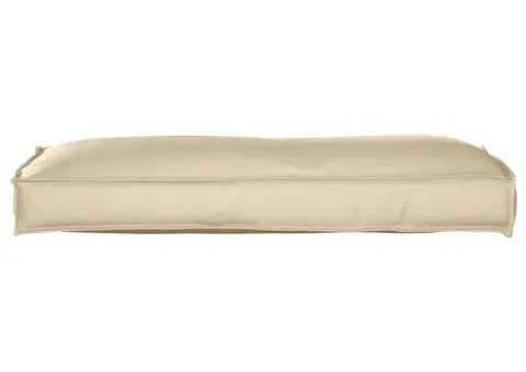 Perna pentru spate Bej 120x40x12 cm, țesătură Oxford - 2/5