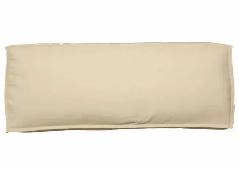 Perna pentru spate Bej 120x40x12 cm, țesătură Oxford - 4/5