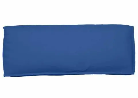 Coushion Pallet pentru spătar, albastru regal, 120 x 40 x 12 cm, husă Oxford - 4/5