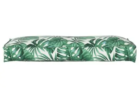 Perna de palet pentru spătar cu model de frunze, 120 x 40 x 12 cm, din material Oxford. - 2/5