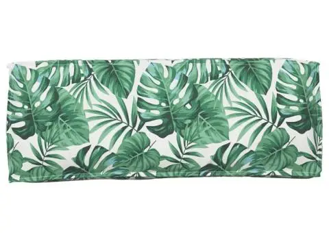 Perna de palet pentru spătar cu model de frunze, 120 x 40 x 12 cm, din material Oxford. - 4/5