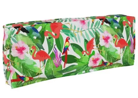 Perne de palet pentru spătar Jungle Tropical 120 x 40 x 12 cm, fabrică Oxford - 1/5