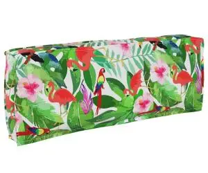 vidaXL Perne de palet pentru spătar Jungle Tropical 120 x 40 x 12 cm, fabrică Oxford