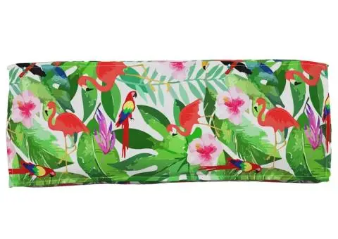 Perne de palet pentru spătar Jungle Tropical 120 x 40 x 12 cm, fabrică Oxford - 4/5