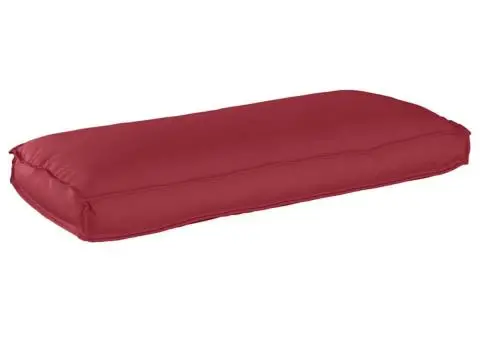 Perna pentru palet spate/sediu, culoare bordo, 120 x 50 x 12 cm, material Oxford. - 2/5