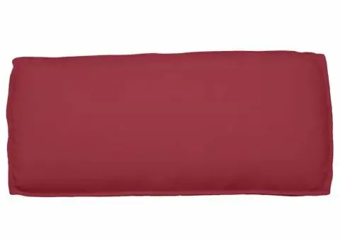 Perna pentru palet spate/sediu, culoare bordo, 120 x 50 x 12 cm, material Oxford. - 5/5