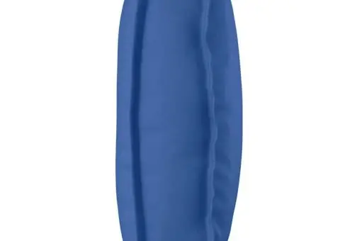 Perna pentru palet Albastru Regal pentru șezut/spătar, 120x50x12 cm, din stofă Oxford. - 4/5