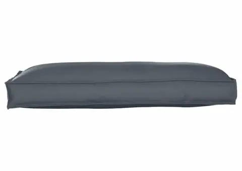 Căptușeală paletă pentru șezut/spătar antracit 120x60x12 cm din material Oxford. - 3/5