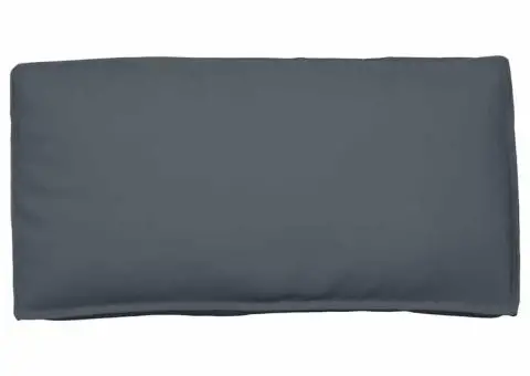 Căptușeală paletă pentru șezut/spătar antracit 120x60x12 cm din material Oxford. - 5/5