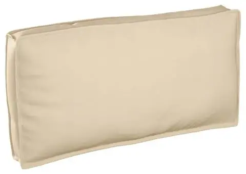 Pernă pentru palete Bej 120x60x12 cm - Fabricată din Oxford - 1/5