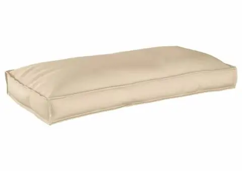 Pernă pentru palete Bej 120x60x12 cm - Fabricată din Oxford - 2/5