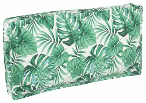 Pătură de palet pentru șezut/spătar cu model de frunze 120x60x12 cm, material Oxford - 1/5