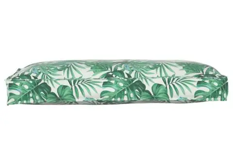 Pătură de palet pentru șezut/spătar cu model de frunze 120x60x12 cm, material Oxford - 3/5