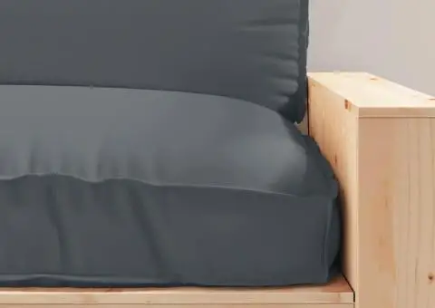 Perna de palet pentru șezut Antracit 120x80x12 cm - 5/5