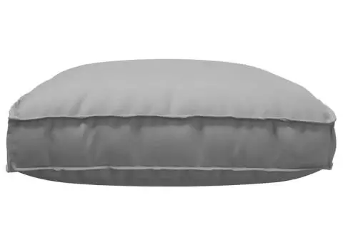 Perna pentru palet pentru șezut Gri 120x80x12 cm - 3/5