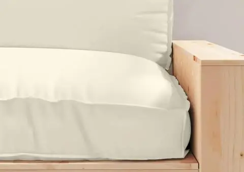 Căptușeală pentru paleți pentru șezlong Crem 120x80x12 cm din material Oxford - 5/5