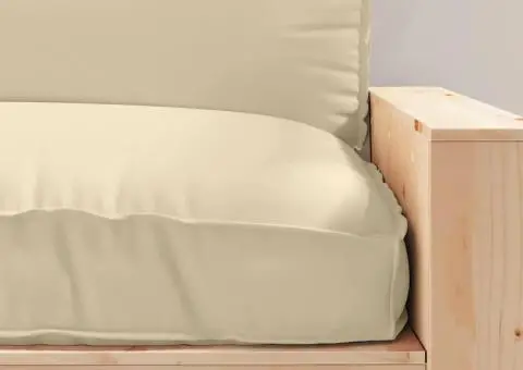 Perna pentru palet pentru șezut Bej 120x80x12 cm Fabrică Oxford - 5/5