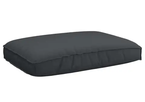 Perna de paleți pentru șezut Neagră 120x80x12 cm - 1/5