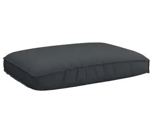vidaXL Perna de paleți pentru șezut Neagră 120x80x12 cm