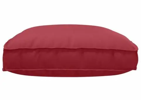 Culoare de palet pentru șezut Bordo 120x80x12 cm Fabrică Oxford - 3/5