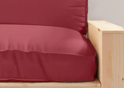 Culoare de palet pentru șezut Bordo 120x80x12 cm Fabrică Oxford - 5/5