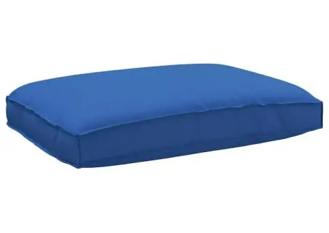 Perna pentru paleti pentru șezut Albastru regal 120x80x12 cm Material Oxford - 1/5