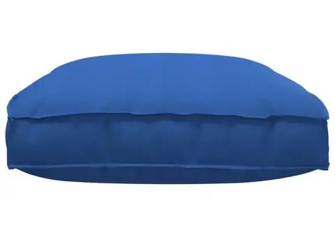 Perna pentru paleti pentru șezut Albastru regal 120x80x12 cm Material Oxford - 3/5