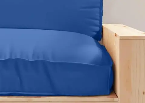 Perna pentru paleti pentru șezut Albastru regal 120x80x12 cm Material Oxford - 5/5