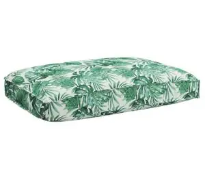 vidaXL Căptușeala pentru scaun Model de frunze 120x80x12 cm