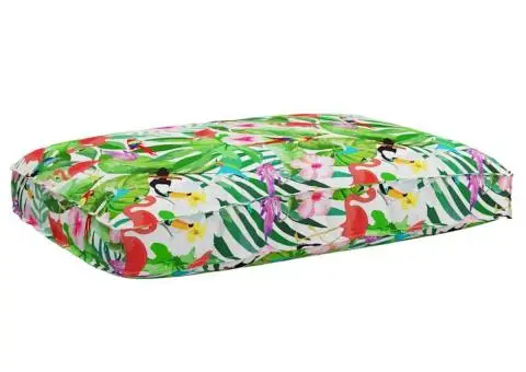 Perna pentru palet pentru șezut Tropical Jungle 120x80x12 cm Fabrică Oxford - 1/5