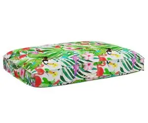 vidaXL Perna pentru palet pentru șezut Tropical Jungle 120x80x12 cm Fabrică Oxford