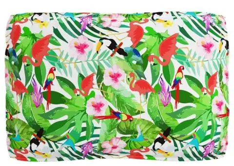 Perna pentru palet pentru șezut Tropical Jungle 120x80x12 cm Fabrică Oxford - 4/5