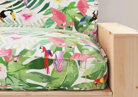 Perna pentru palet pentru șezut Tropical Jungle 120x80x12 cm Fabrică Oxford - 5/5