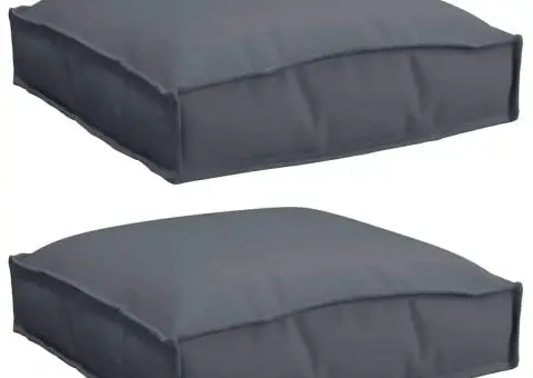 Perne pe paleți pentru scaun 2 buc antracit 40x40x8 cm din oxford - 2/5