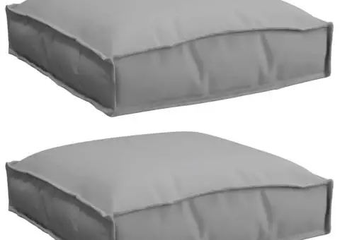 Perne de Palet Gri pentru Scaun - 2 Piese, 40 x 40 x 8 cm, din material Oxford - 2/5