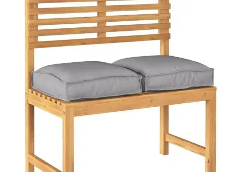 Perne de Palet Gri pentru Scaun - 2 Piese, 40 x 40 x 8 cm, din material Oxford - 3/5