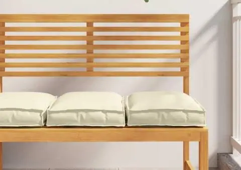 Perne de Palet pentru Scaun 2 buc Crem 40x40x8 cm din Material Oxford - 1/5