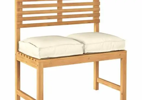 Perne de Palet pentru Scaun 2 buc Crem 40x40x8 cm din Material Oxford - 3/5