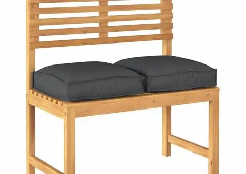 Pernuțe pentru Scaun 2 buc Negru 40x40x8 cm, Material Oxford - 3/5