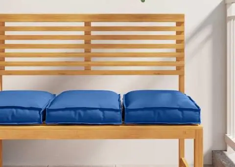 Perne Pallet pentru Scaun - 2 bucăți albastre, 40 x 40 x 8 cm, din material Oxford - 1/5