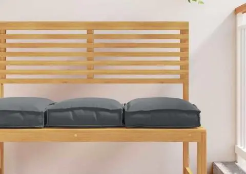 Cojile pentru șezut - 4 piese, antracit, 40x40x8 cm, din material Oxford - 1/5