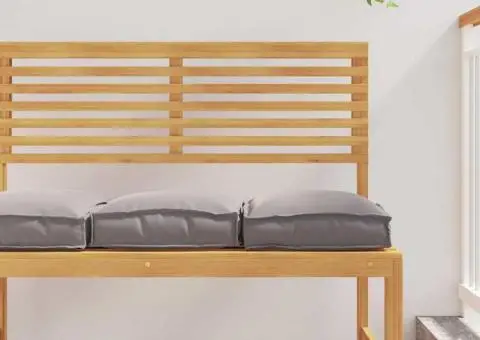 Perne pentru palete de șezut 4 buc gri 40x40x8 cm din țesătură Oxford - 1/5