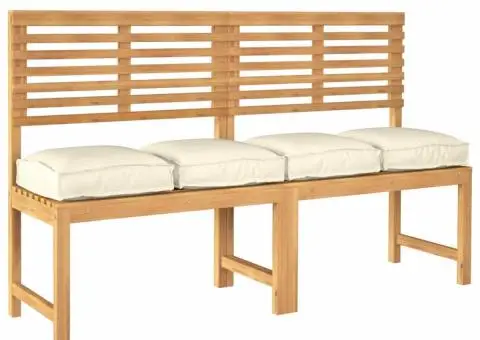 Perne pentru palet , 4 buc, crem, 40 x 40 x 8 cm, din fabrică Oxford - 3/5